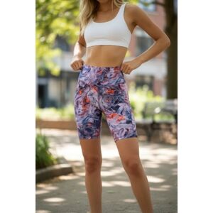 NWT Lululemon Base Pace High-Rise Shorts 8" Atmospheric Purple Multi Size 4